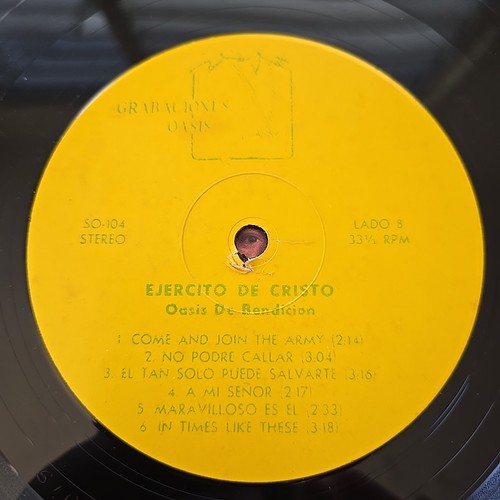 Ejercito De Cristo Oasis De Bendicion GO SO-104 Musica Criatiana VG/VG #7375 - Bild 12 von 12