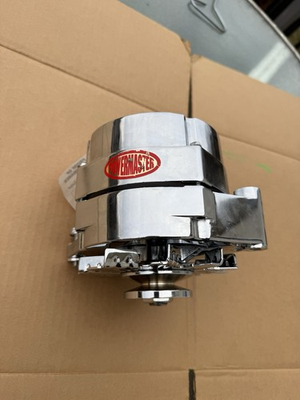 #ad Powermaster Alternator 17294 GM CHEVY 12 Si 100 Amp Chrome $99.99