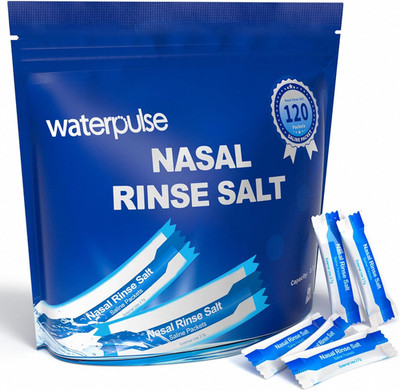 120 Individually Wrapped Saline Packets for Nasal Rinse and Irrigation