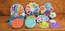 Sensory Learning Toys Push Pop Fidget Spinners Set Of 20 Ball Missing 1 Pop Ball