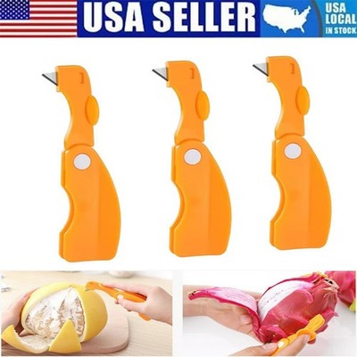 Citrus Orange Peelers Fruit Peeling Tools Sharp Blade Easy Peel Kitchen Set