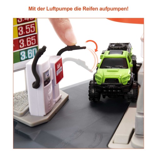 Matchbox Action Drivers Fuel Station Playset with Car Realistic Play Features - Afbeelding 5 van 7