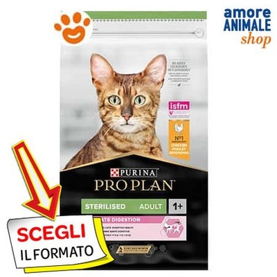 Purina Cat Pro Plan Adult Sterilisiert Huhn Trockenfutter Für Katzen 1,5/10 Kg