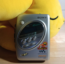 Sony Walkman WM-FX244 AM/FM Radio Cassette Player Mega Bass - New Belt
