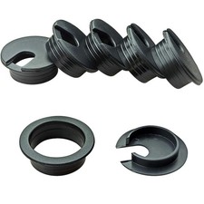 6pcs Desk Grommet 1-3/8 inch Plastic Wire Cord Cable Grommets Hole Cover