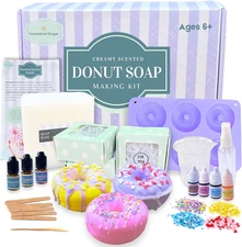 DIY Donut Soap Making Craft Kit for Kids, Teens, and Adults - Fun, Easy, Creativ