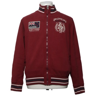 Deeluxe, Collegejacke, Herren, Größe: M, Rot/Blau/Weiß, Polyester, Print #0lB