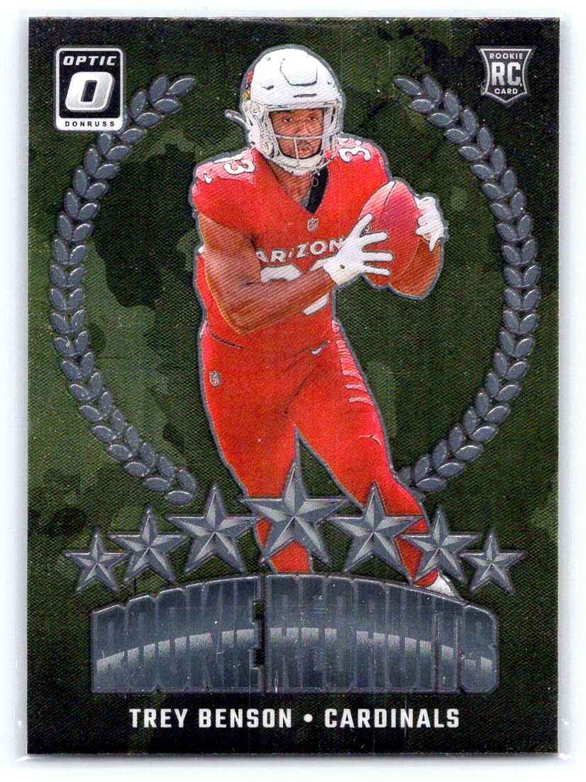 Trey Benson Panini Donruss Optic Rookie Recruits #15 Base