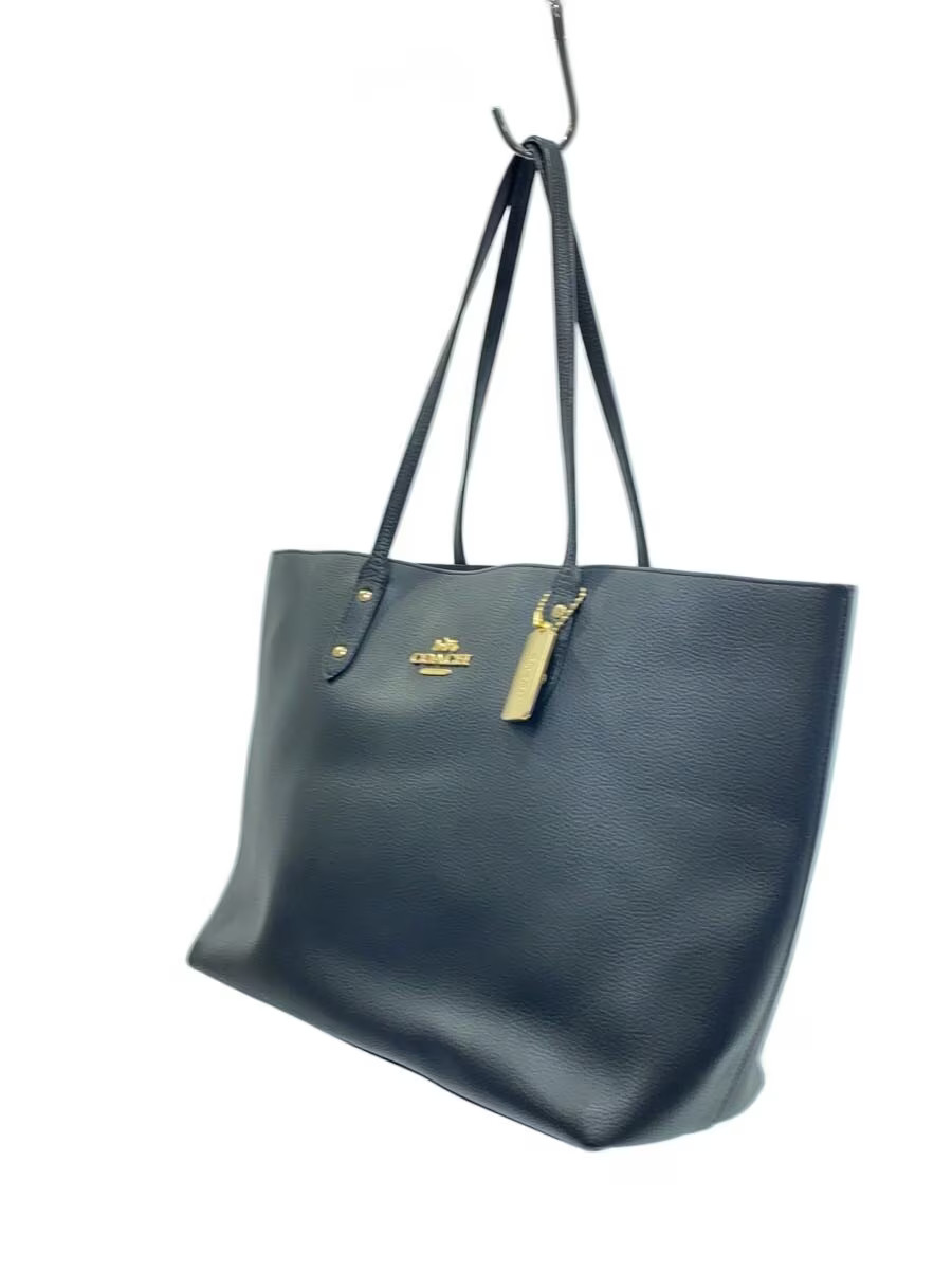 COACH Tote Bag, Leather, Black, Plain, A1966-F72673 | eBay
