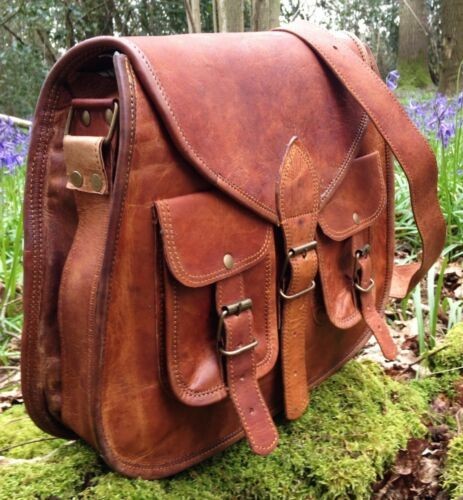 Vintage Hobo Leather Shoulder Messenger New Handmade Satchel Bag Genuine Classic - 第 9/14 張圖片