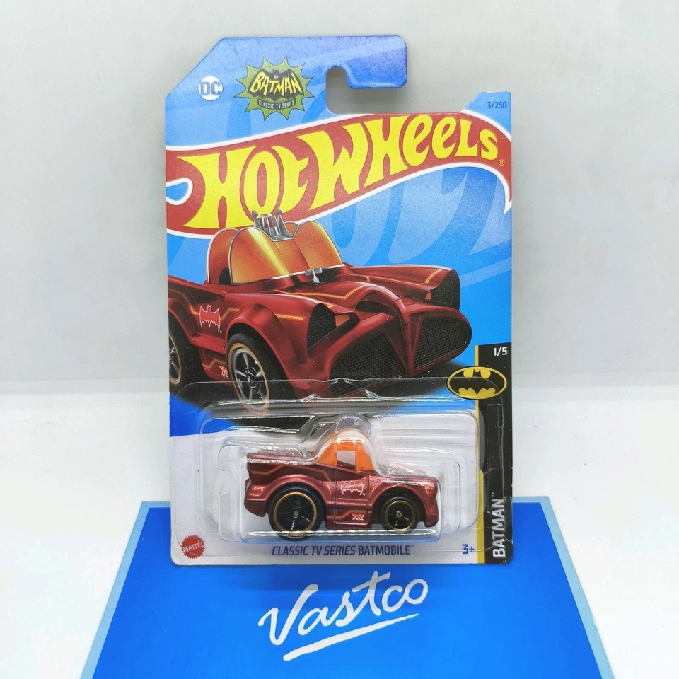 Hot Wheels Super Treasure Hunt BATMAN Classic TV Series Batmobile STH TH$ Tooned - Image 3 of 4