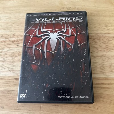 THE VILLAINS OF SPIDER-MAN 3 - BONUS DISC DVD - Authentic US Release