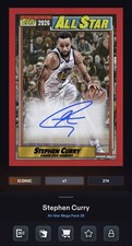 [DIGITAL] Topps NBA Collect All Star Stephen Curry Red Retro Signature
