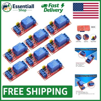 1 Channel 5V Relay Module Set - Easy Install with High/Low Trigger Functionality