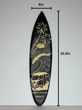 Black Surfboard 15.5”