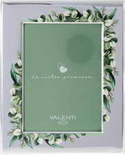 Valenti&Co - Cornice Portafoto in Argento Ideale Come Regalo per La Promessa Di