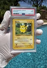 Pikachu 60/64 Jungle Unlimited Pokémon WOTC Vintage Graded Slab PSA 9 Mint