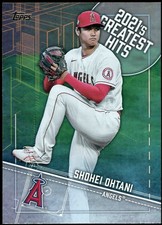 2022 Topps SHOHEI OHTANI #21GH-10 Dodgers 2021's Greatest Hits INSERT FOIL MVP