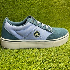 Airwalk Venice Low Womens Size 7.5 Green Blue Composite Toe Safety Work Shoes