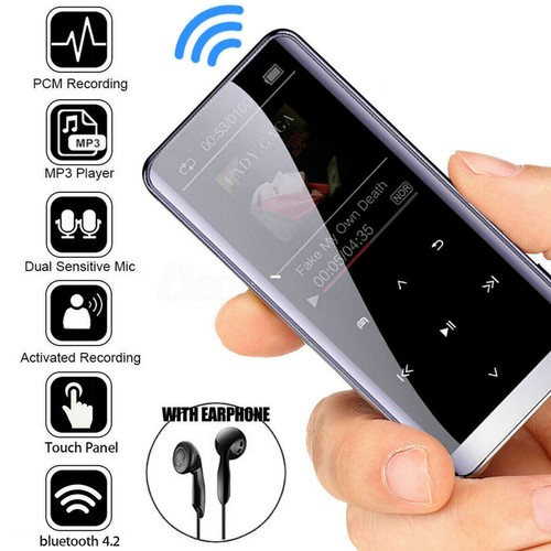 32GB Bluetooth Lettore MP4/3 HIFI Sport Musica Altoparlanti Media FM Radio Registratore - Foto 6 di 10