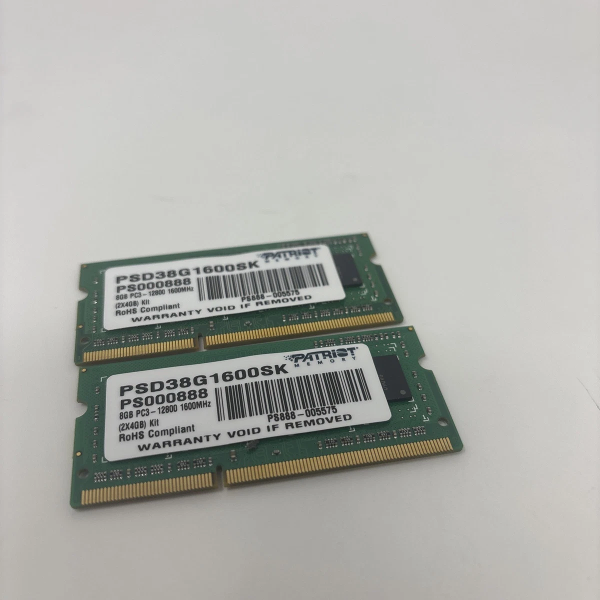 Patriot PC3-12800 (DDR3-1600) Computer Memory (RAM) 8 GB Total