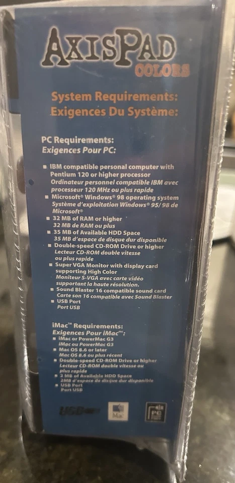 Axispad Colors FX Wired USB Game Controller 8 Button Joystick D-Pad Clear Purple - Image 4 of 4