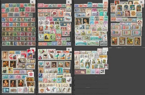 Hungary, nice collection of stamps all different (see 7 pictures)