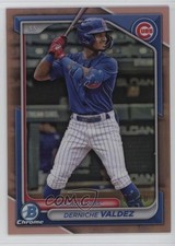 2024 Bowman Draft Chrome Rose Gold Refractor 7/10 Derniche Valdez #BDC-188 1o7b