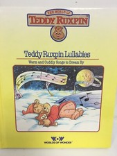 MINT TEDDY RUXPIN Book only 'Ruxpin Lullabies' WOW Worlds of Wonder