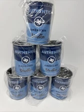 NEW Set Of 6 Deep Eddy Vodka Tin Can Cups Authentic American