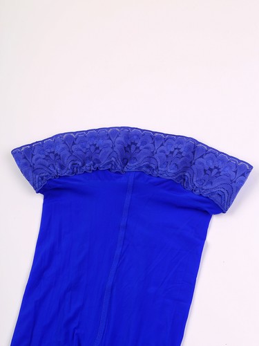 Sexy glänzende transparente Damen Strümpfe Strumpfhose Blumen Spitze Bund Pantyhose - Bild 86 von 103