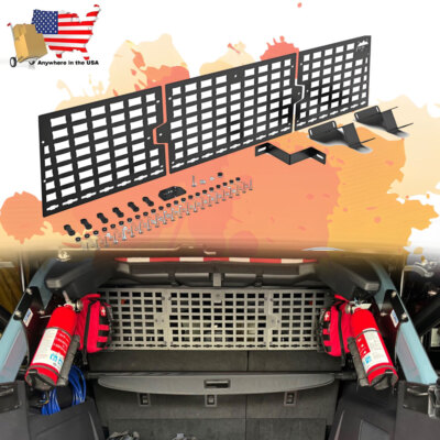 Pet Divider Storage Molle Panel For 2021-2026 Ford Bronco 4-Door Car Pet Barrier