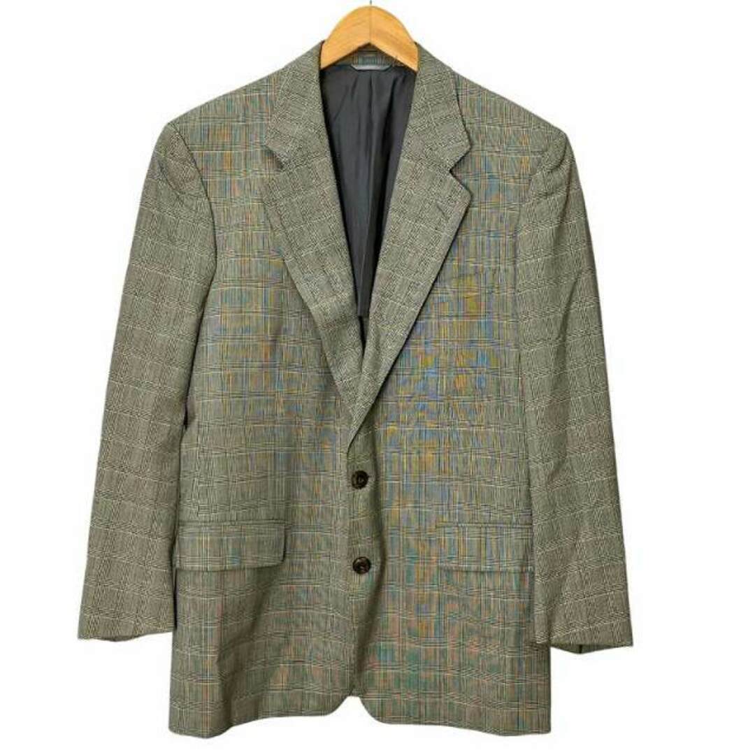 MARK CROSS PLAID SINGLE JACKET TAILORED BEIGE Used 