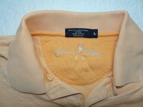 Johnnie Walker Whisky Official Polo Golf Shirt Large Peach - Bild 5 von 10