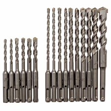 16 Piece CARBIDE TIPPED BIT, Masonry Drill Bit set, SDS Plus!!!