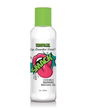 Smack Lickable Tropical Flavored Warming Massage Oil 2oz by Little Genie