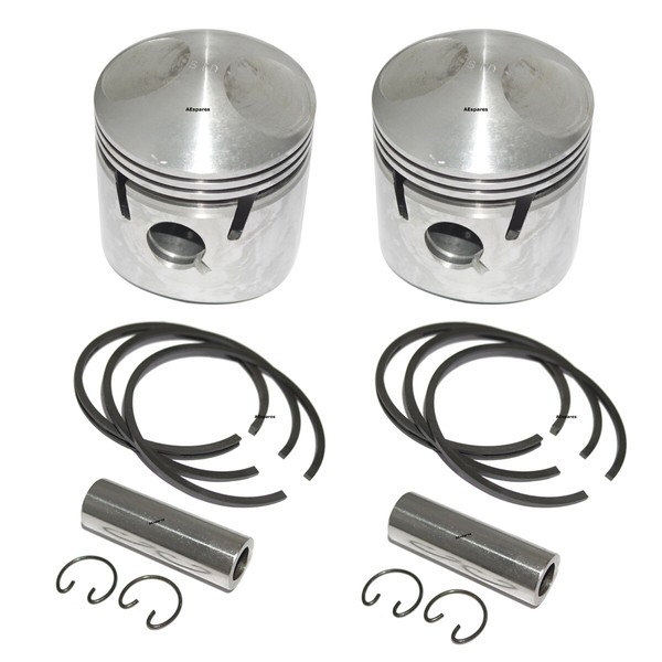 FüR Royal Enfield 700Cc Kolben Montage Set Mit Ringe & Handgelenk Pins Greifling-image
