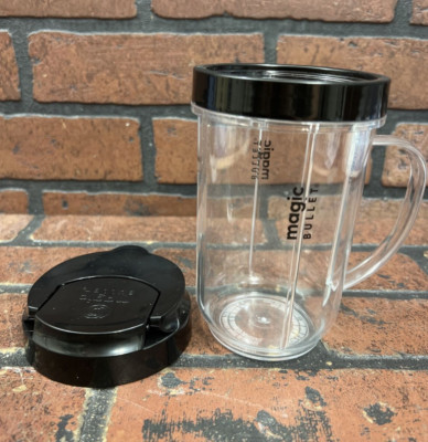 Magic Bullet Kitchen Express Replacement Cup w To Go Lid
