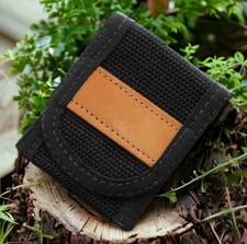 NEW Folding Knife Sheath for 2.75" Small Multi-tools Knives Black Nylon Leather