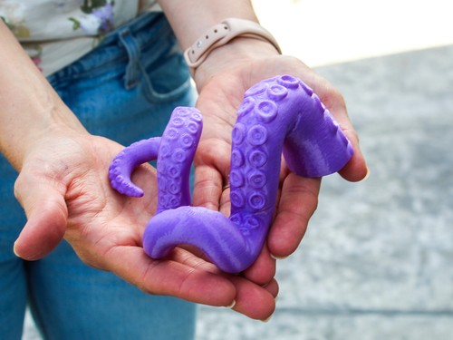 Soporte para teléfono Tentáculo - Versátil accesorio de escritorio impreso en 3D - Imagen 6 de 8