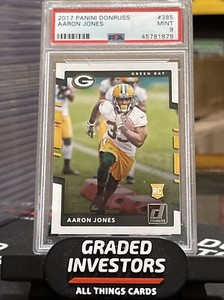 2017 Donruss Optic Aaron Jones Rookie Card RC #135 PSA 9 Packers Fantasy Stud!
