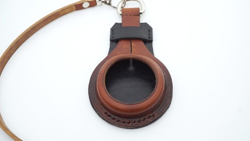Nuevo Dos Tonos Negro - Coñac Primera Guerra Mundial Estuche de Cuero para Reloj de Bolsillo Segunda Guerra Mundial - Imagen 10 de 17