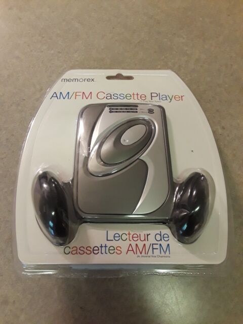 Memorex AM/FM Cassette Player with Headphones Brand New Sealed