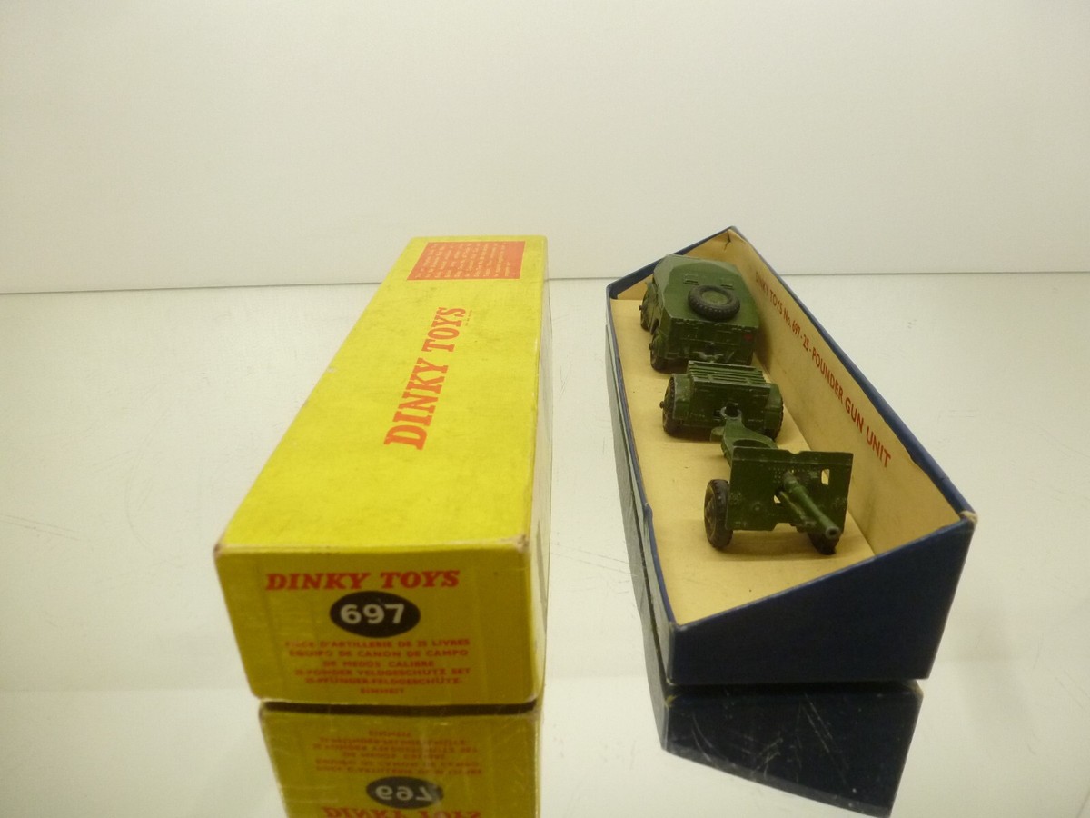 Dinky Toys Ancien N°697 – Pounder Gun Unit – Bon état – Sans Boîte – Collection