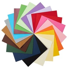 80 Sheets Heavy 8.5"x11" Colored Cardstock 210gsm DIY Invitations 20 Colors