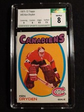 1971 Topps Ken Dryden #45 CSG NM/Mint 8