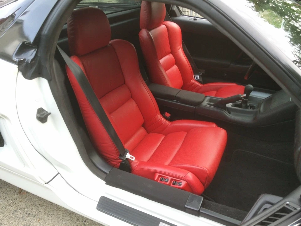 Fundas de asiento de cuero de repuesto hechas a medida Acura/Honda NSX 1991-2005 Foto 4 de 4