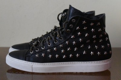 Dsquared2 Men's Black Leather Sneakers Stars Hi-tops Sz 9 | eBay Dsquared2 Men's Black Leather Sneakers Stars Hi-tops Sz 9 | eBay
