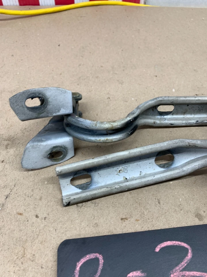 1979 1993 Ford Mustang capô dobradiças suportes capô painel travas dobradiças de fábrica 90 - Imagem 4 de 4