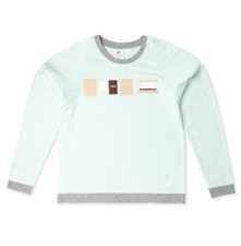 Organic Cotton Sweatshirt  Monica + Andy  Embroidered Smores Adult Unisex Small